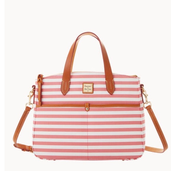 Dooney & Bourke Sullivan Satchel Watermelon NWT - Picture 1 of 9